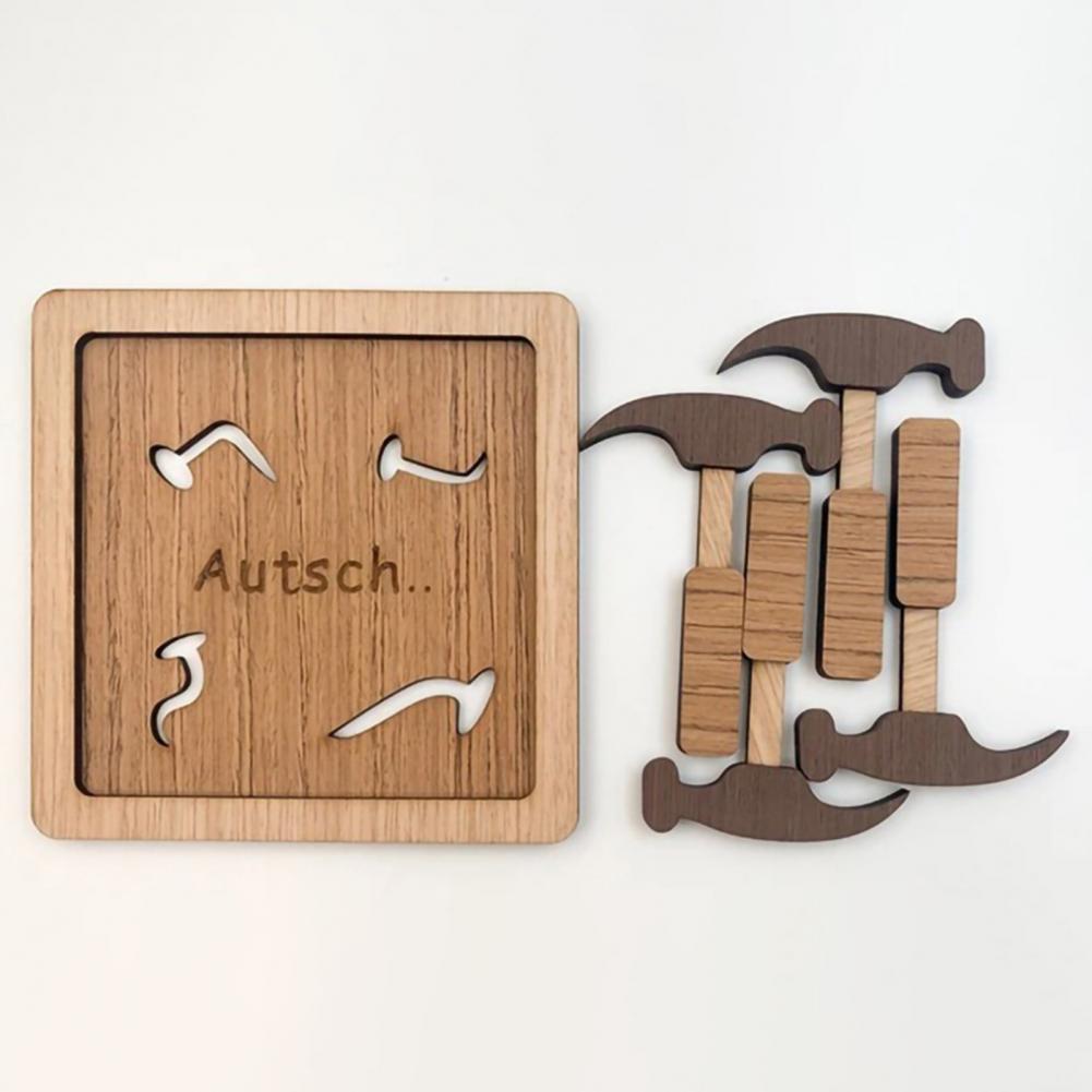 Kids Education Allowance - Wooden Puzzle Toy Wooden Hammer Puzzle