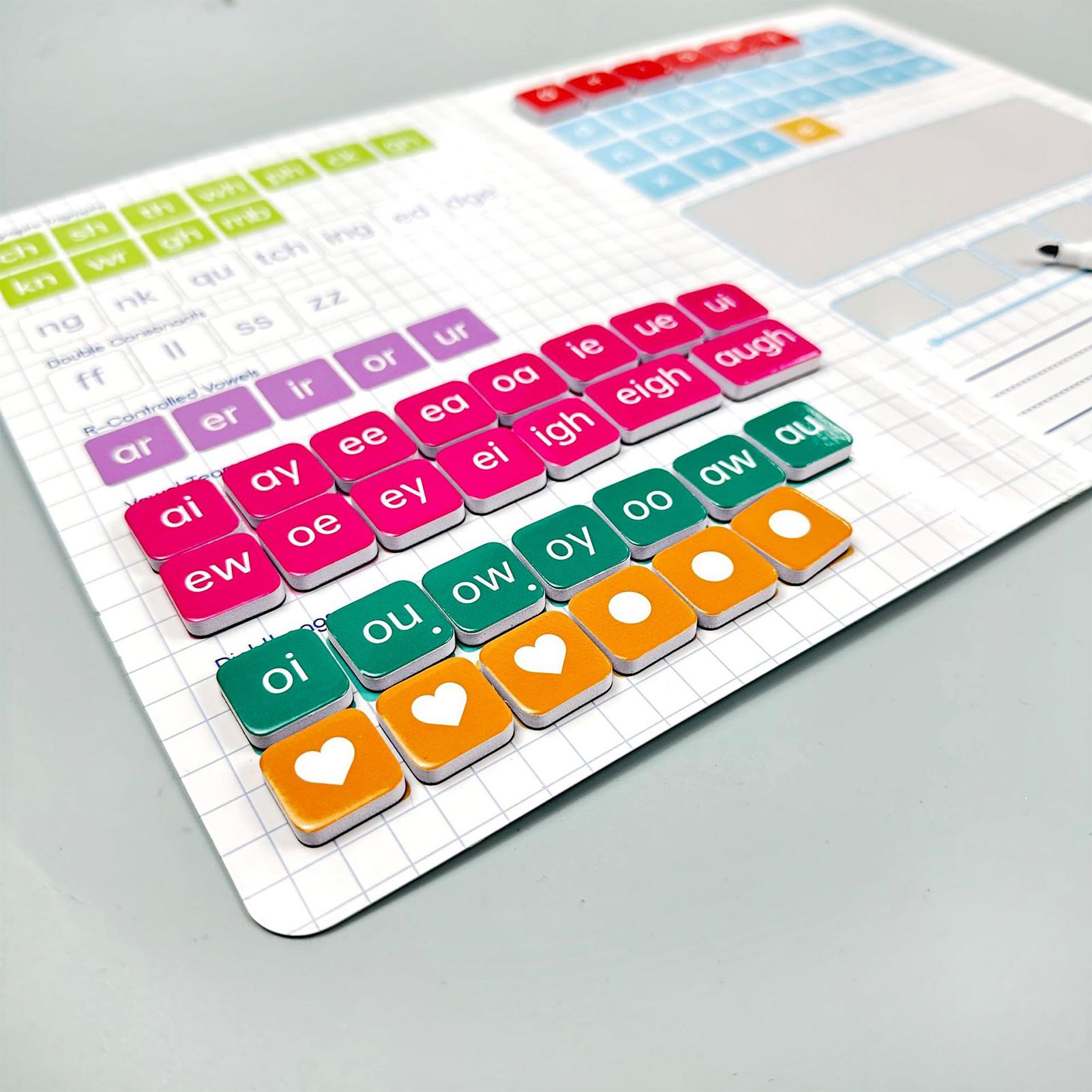 Kids Early Education - Letter Tiles For Phonics And Spelling