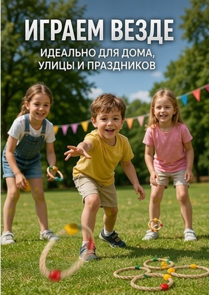 Kids Educational Game - 10Pcs Wooden Style Twine Ring Toss