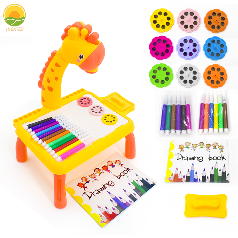 Kids Education Table - Children Drawing Board Projection Table Light