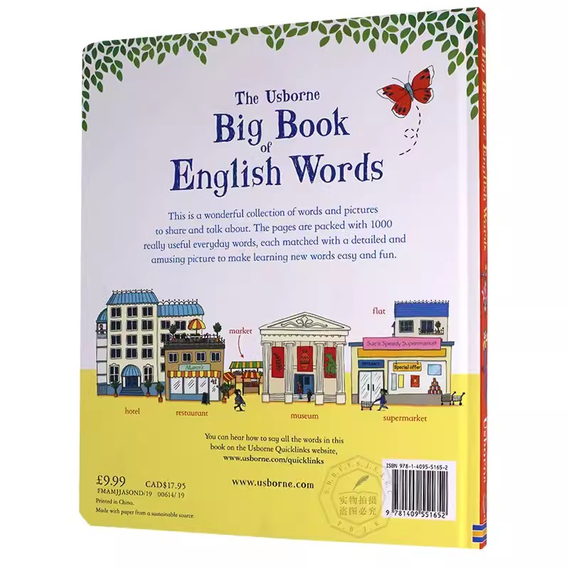 The Big Book Of English Words  - огляд і ціна Kids Education Words
