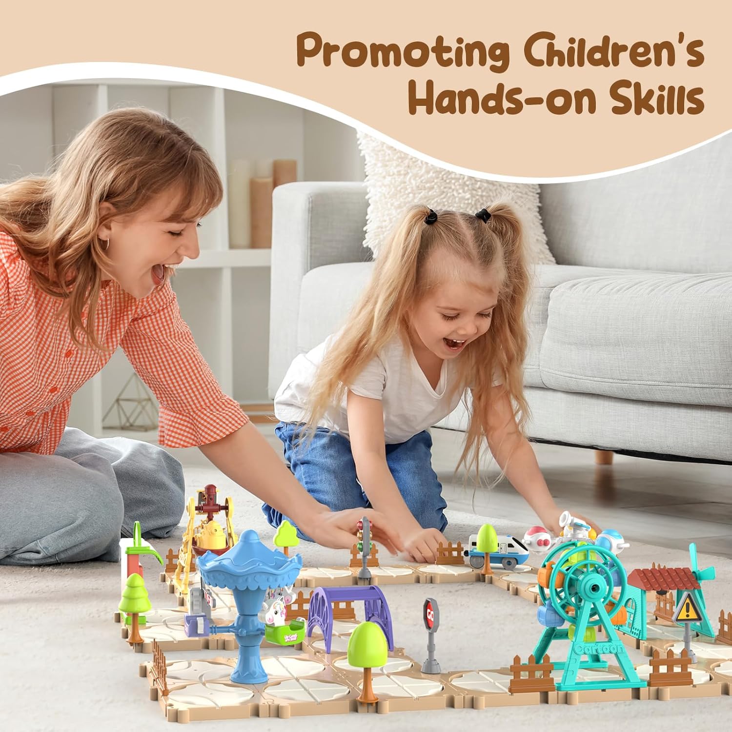 DIY Puzzle Track Car Set Assem - огляд і ціна Kids Educational Game