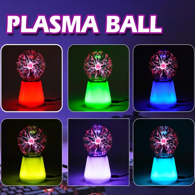Plasma Ball Lamp Interactive T - огляд і ціна Globe Interactive Light