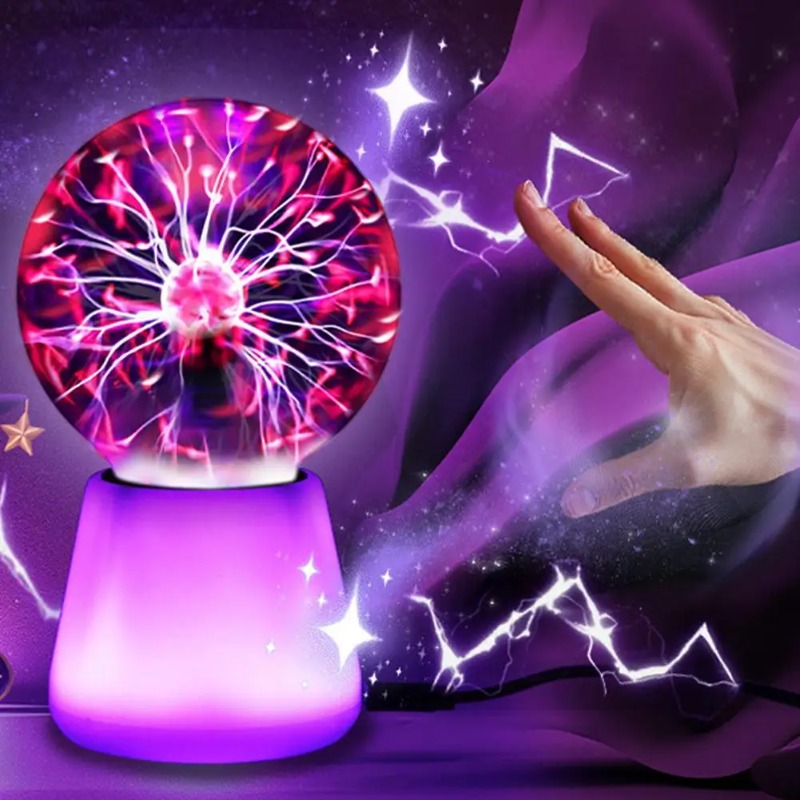 Plasma Ball Lamp Interactive T - огляд і ціна Globe Interactive Light