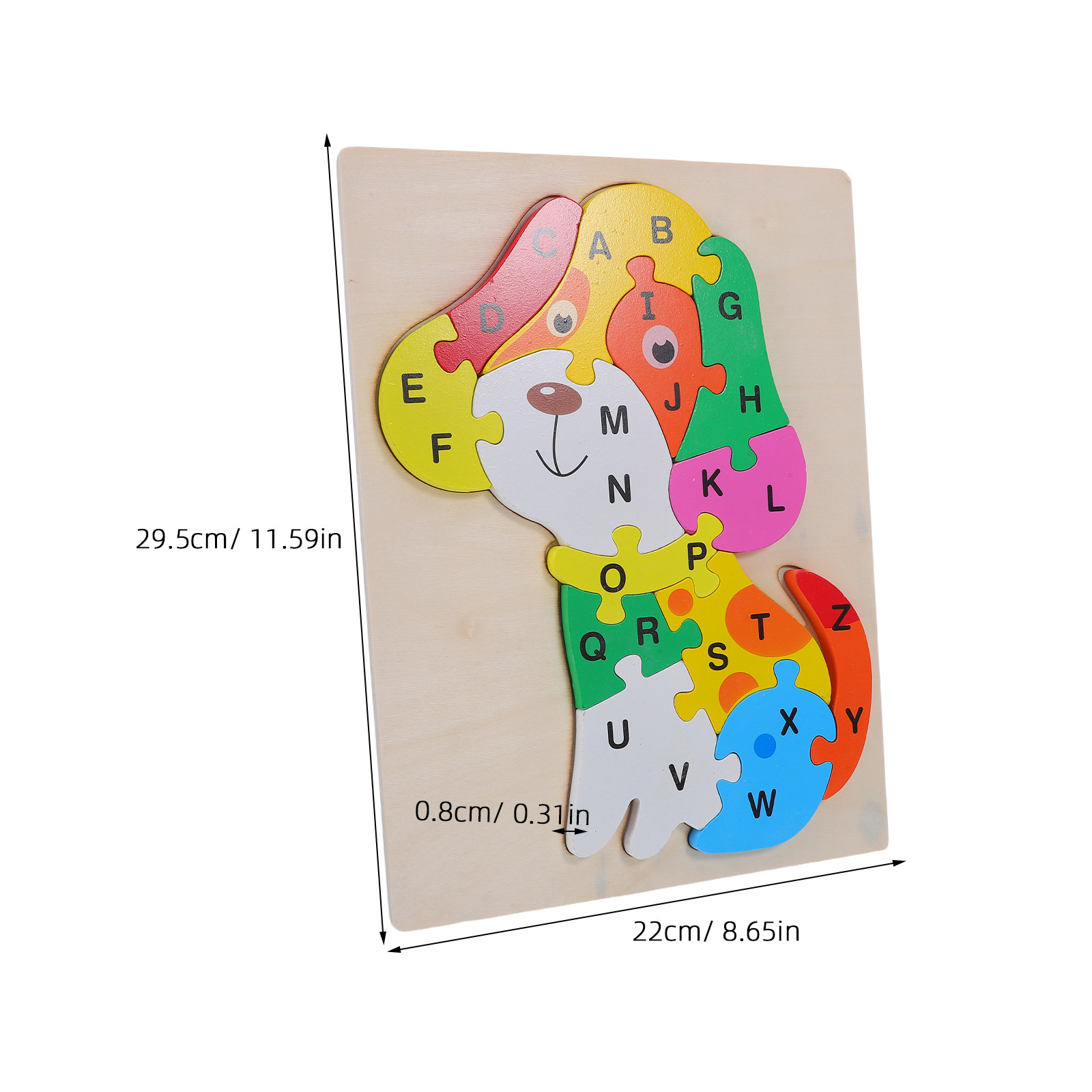 1Set Kids Alphabet Puzzle Wood - огляд і ціна Abc Kids Early Education