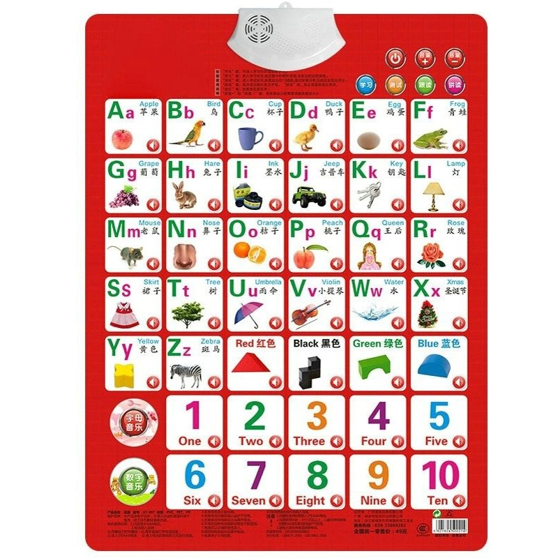 Learn Numbers Alphabet Card Bo - огляд і ціна Kids Educational - Alphabet Numbers & More