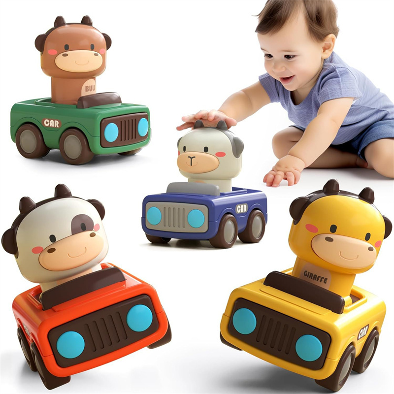 Animal Push and Go Car Toy, Du - огляд і ціна Kids Early Education