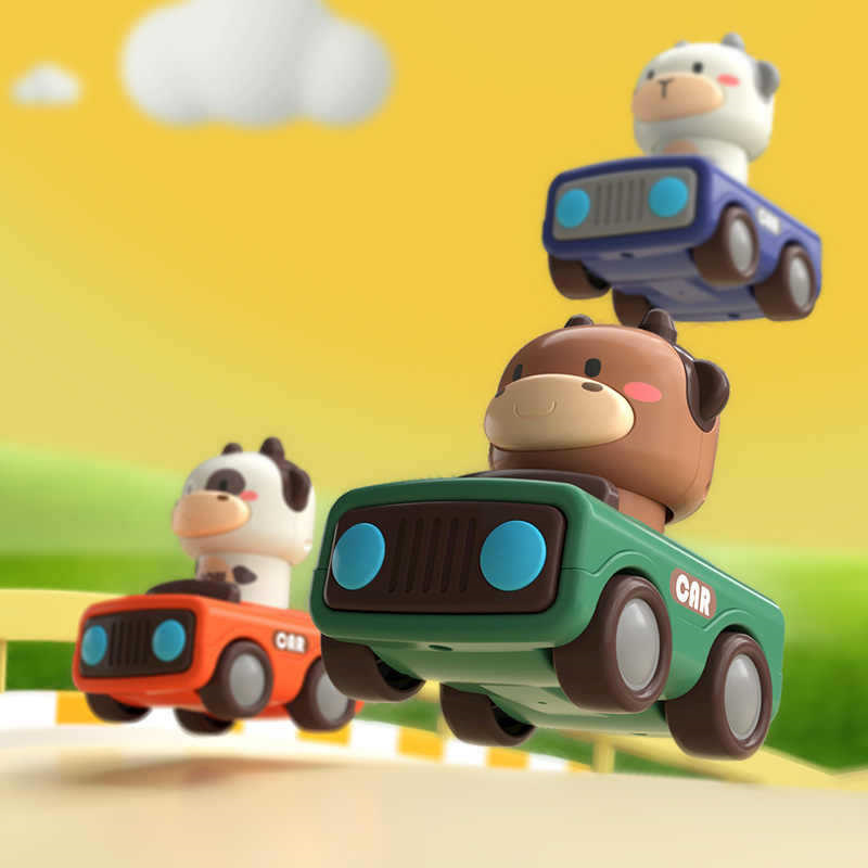 Animal Push and Go Car Toy, Du - огляд і ціна Kids Early Education