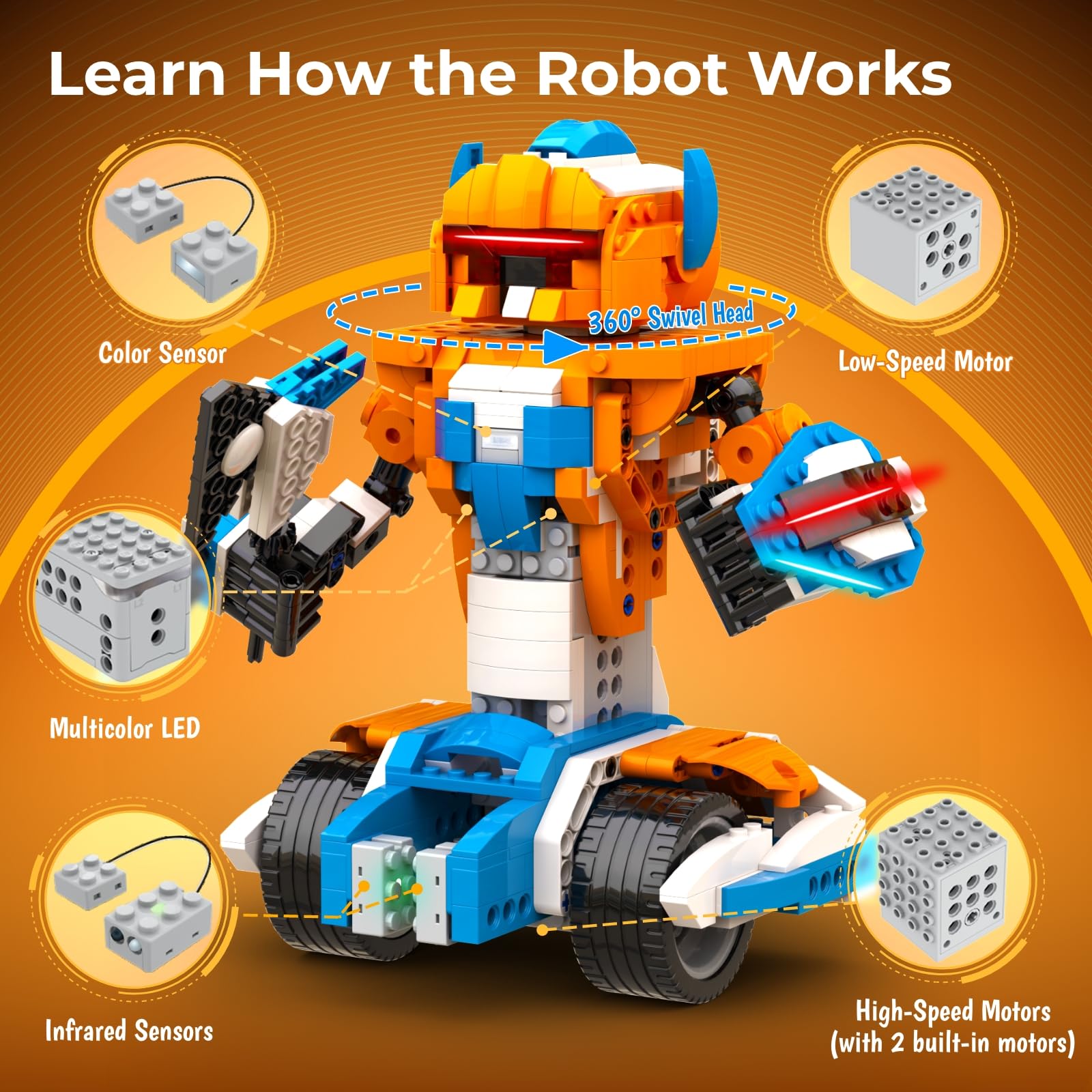 Apitor Robot X Building Kit 12 - огляд і ціна Kids Education App Free
