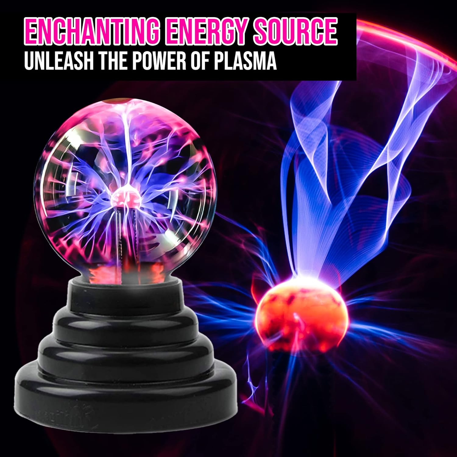 Plasma Ball Lamp, Activated St - огляд і ціна Globe Interactive Light