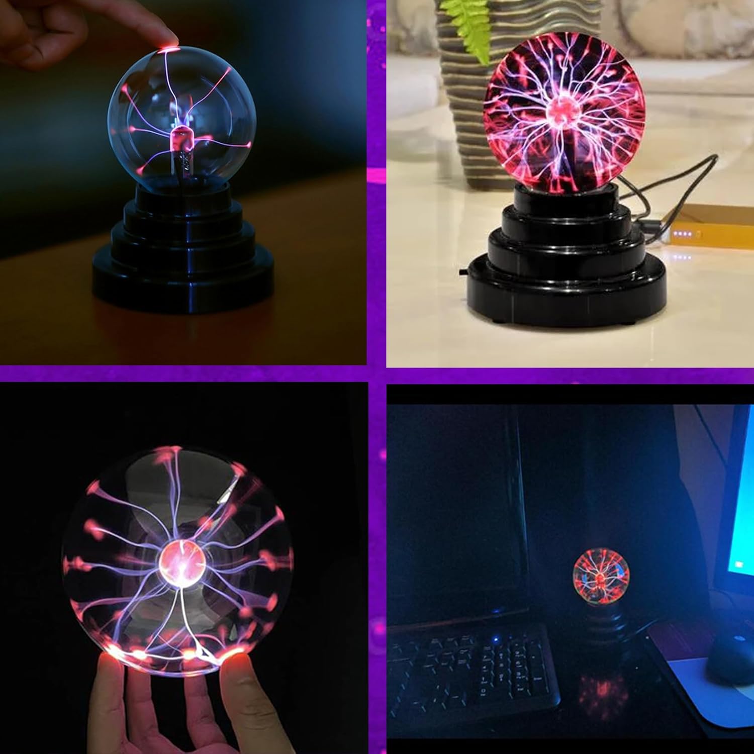 Plasma Ball Lamp, Activated St - огляд і ціна Globe Interactive Light