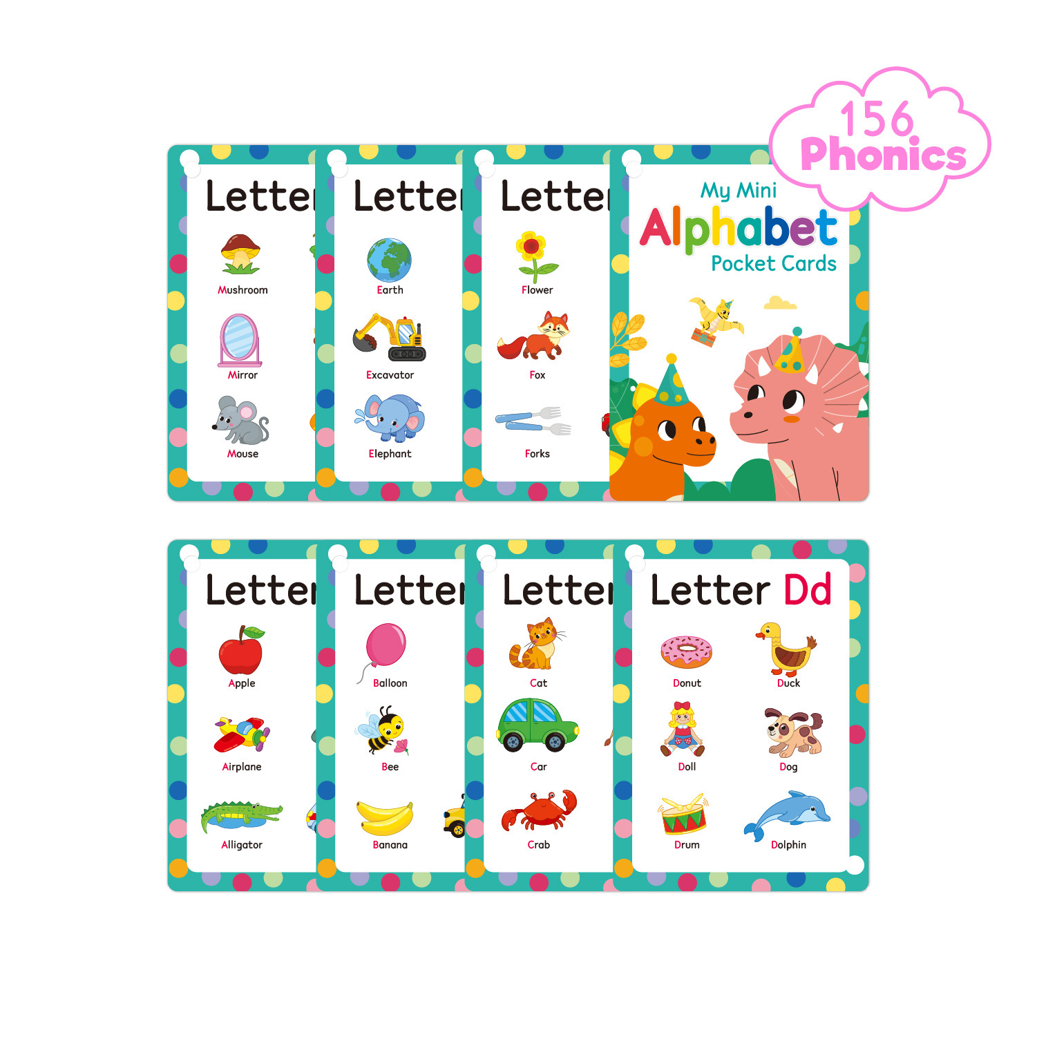 ABC Phonics Flash Cards for Ki - огляд і ціна Abc Kids Early Education