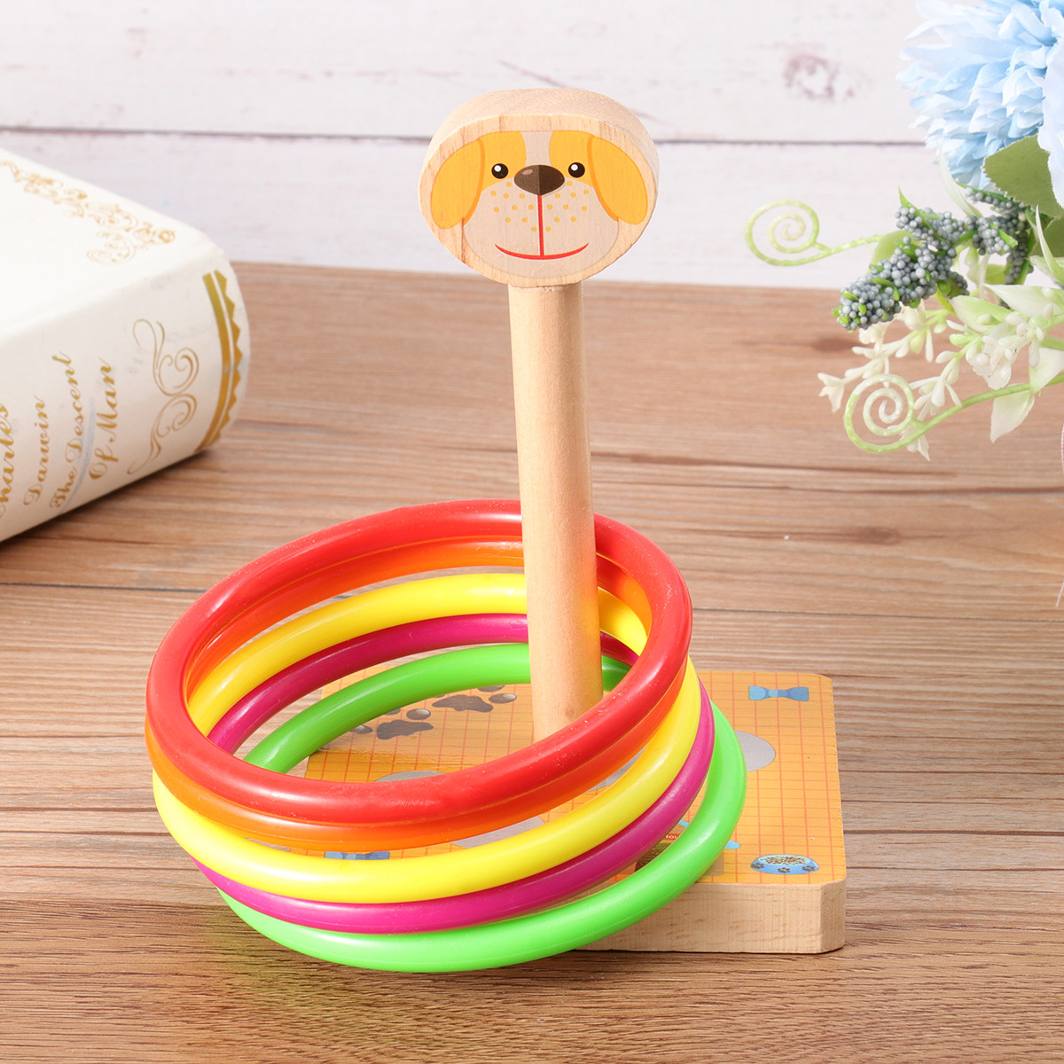 Wooden Animal Style Throwing R - огляд і ціна Kids Educational Game