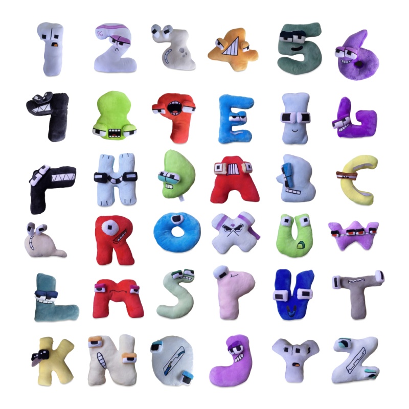 26 Pcs Alphabet & Number Plush - огляд і ціна Kids Educational - Alphabet Numbers & More