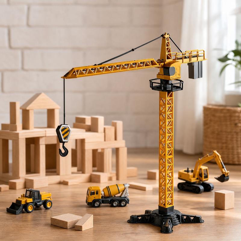 Tower Crane Toy Simulated Cons - огляд і ціна Kids Educational Game
