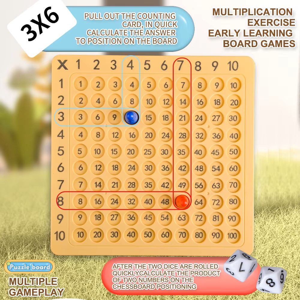 99 Multiplication Board Montes - огляд і ціна Kids Education Table