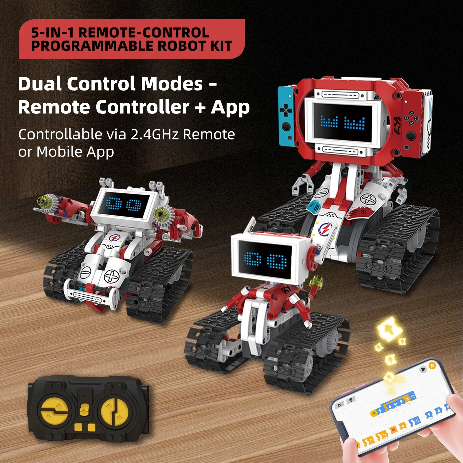 5 in 1 Transformable RC Robot  - огляд і ціна Kids Education App Free