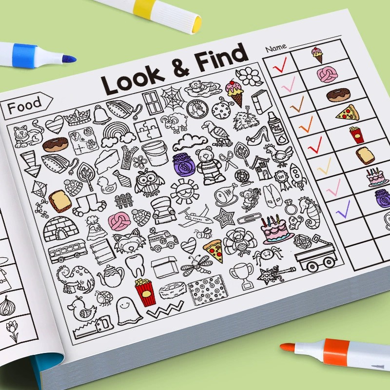 Look And Find Coloring Book fo - огляд і ціна Kids Early Education