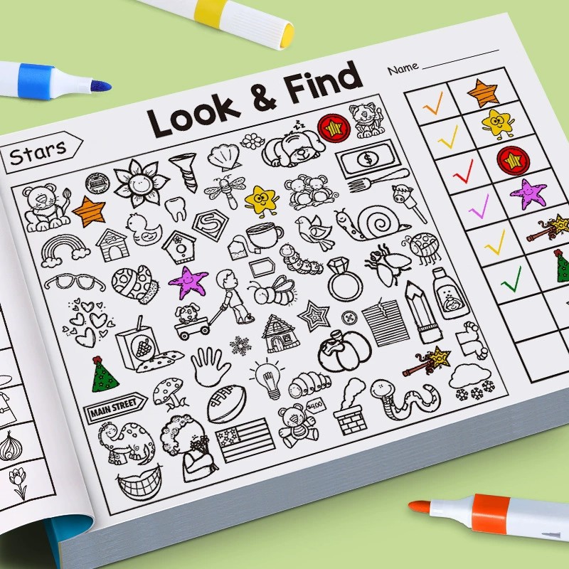 Look And Find Coloring Book fo - огляд і ціна Kids Early Education