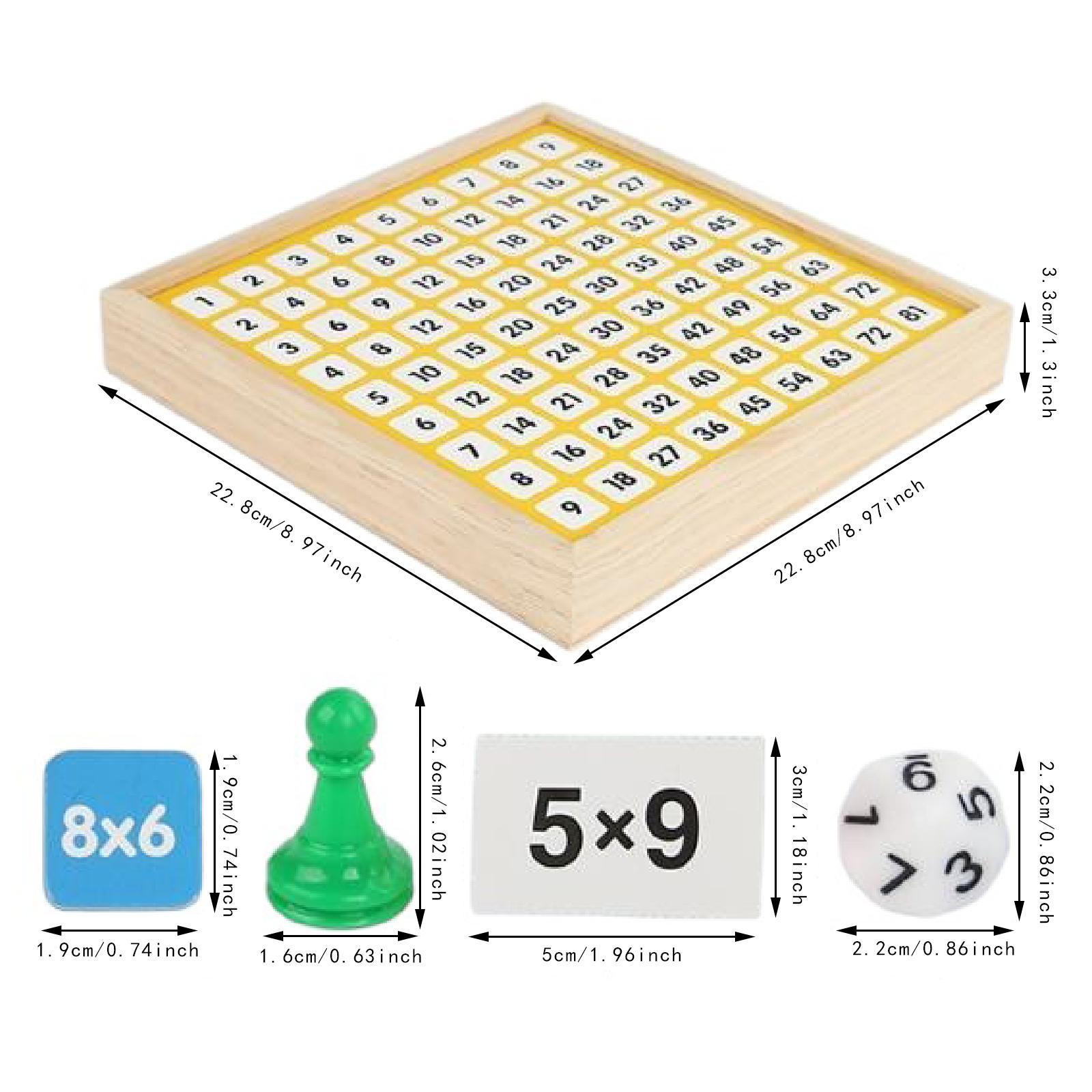 Wooden Multiplication Board Ga - огляд і ціна Kids Education Table