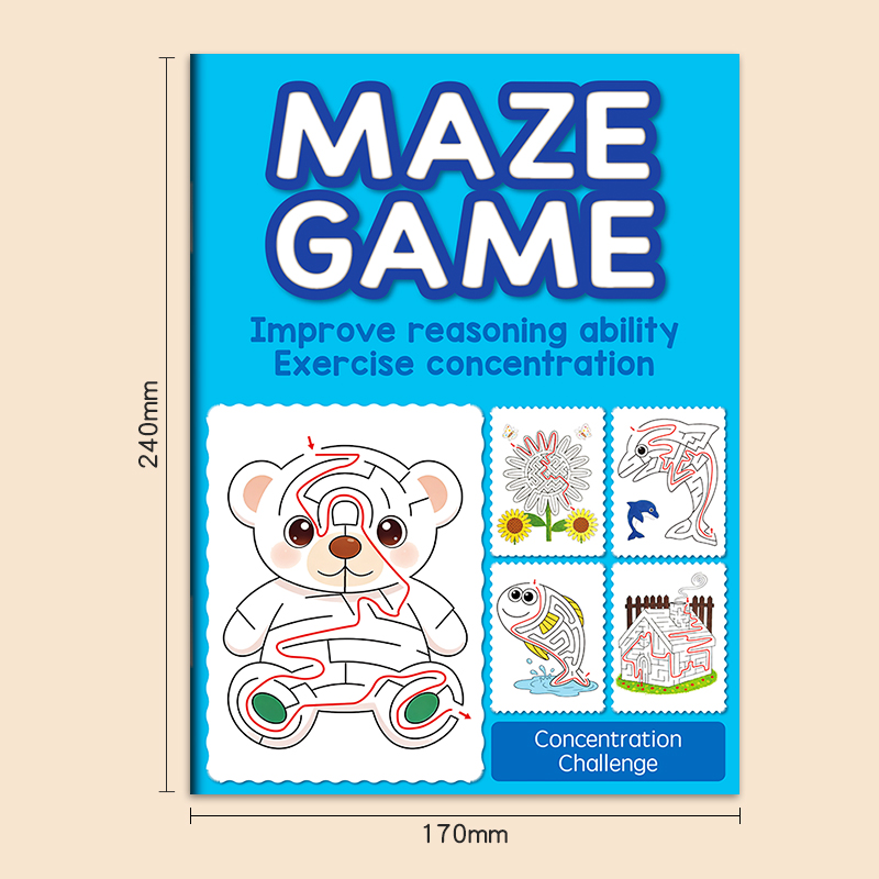 Children's Maze Book, Preschoo - огляд і ціна Learning Workbook Preschool