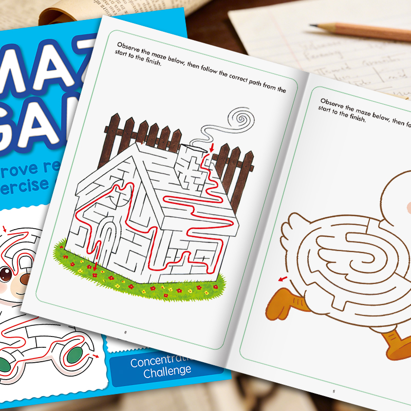 Children's Maze Book, Preschoo - огляд і ціна Learning Workbook Preschool