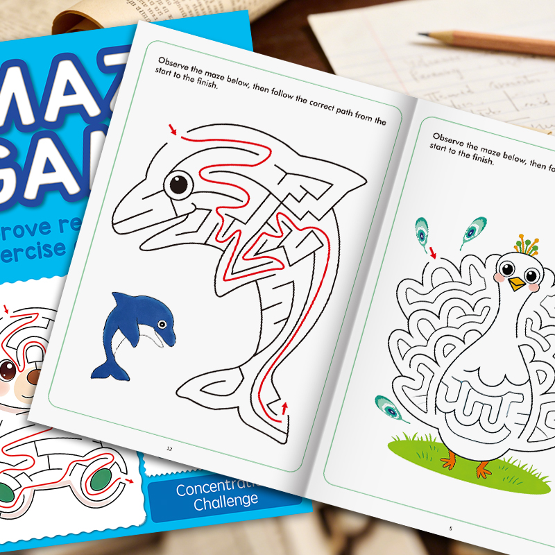 Children's Maze Book, Preschoo - огляд і ціна Learning Workbook Preschool