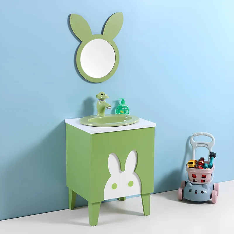 Cartoon Kids Bathroom Vanity w - огляд і ціна Kids Education Center