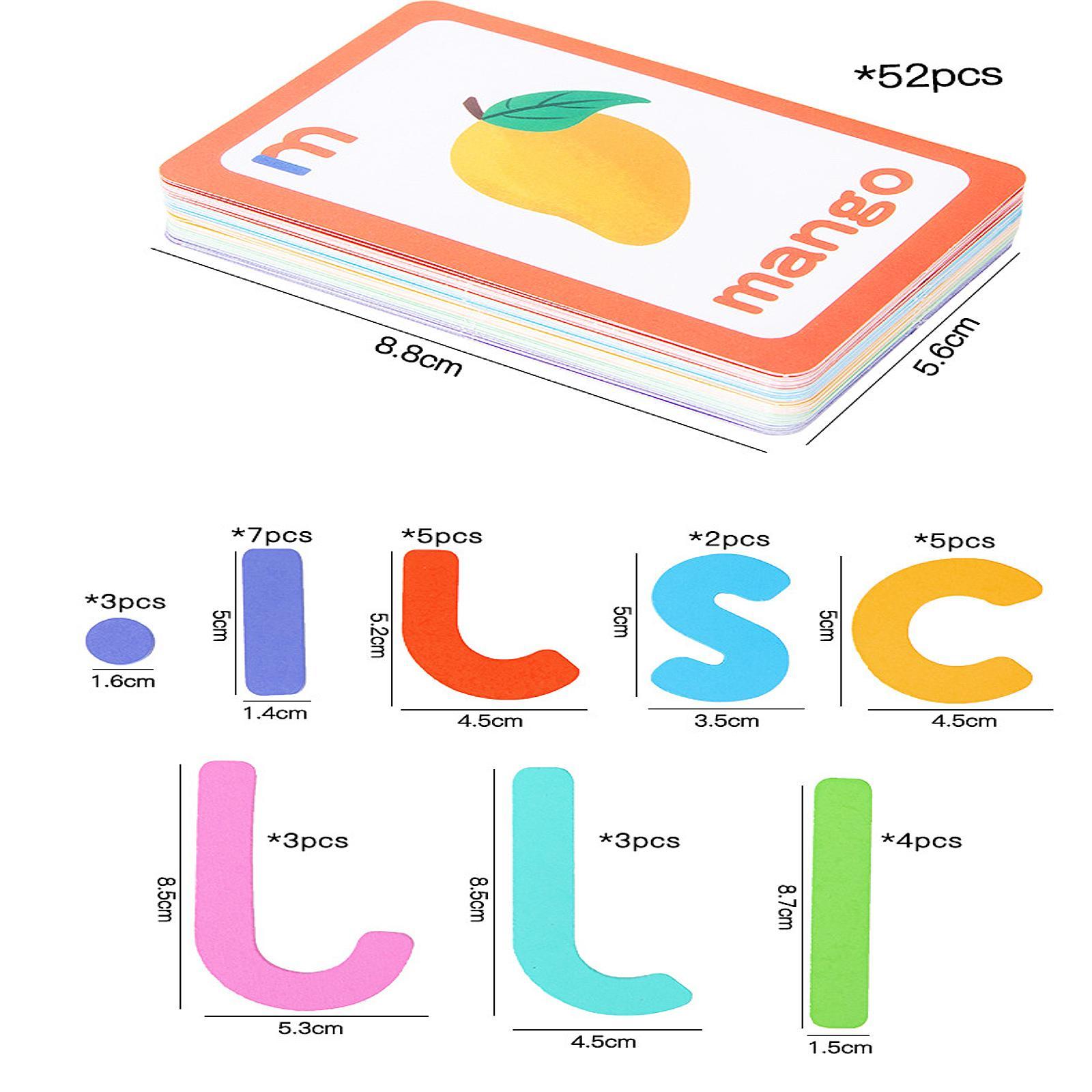 Alphabet Flash Cards Toys Pres - огляд і ціна Kids Education Words
