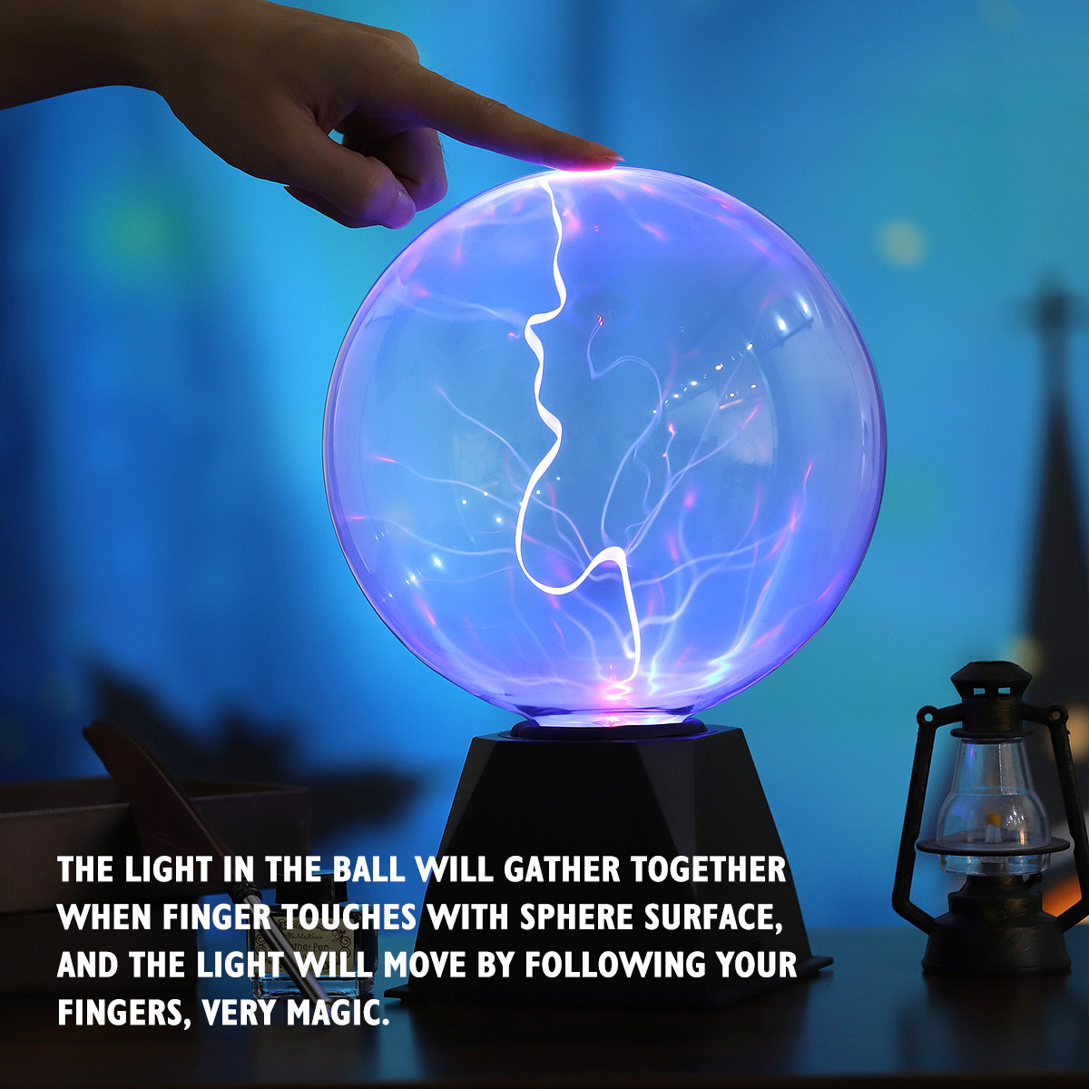 8 Inch Plasma Globe Lamp Educa - огляд і ціна Globe Interactive Light