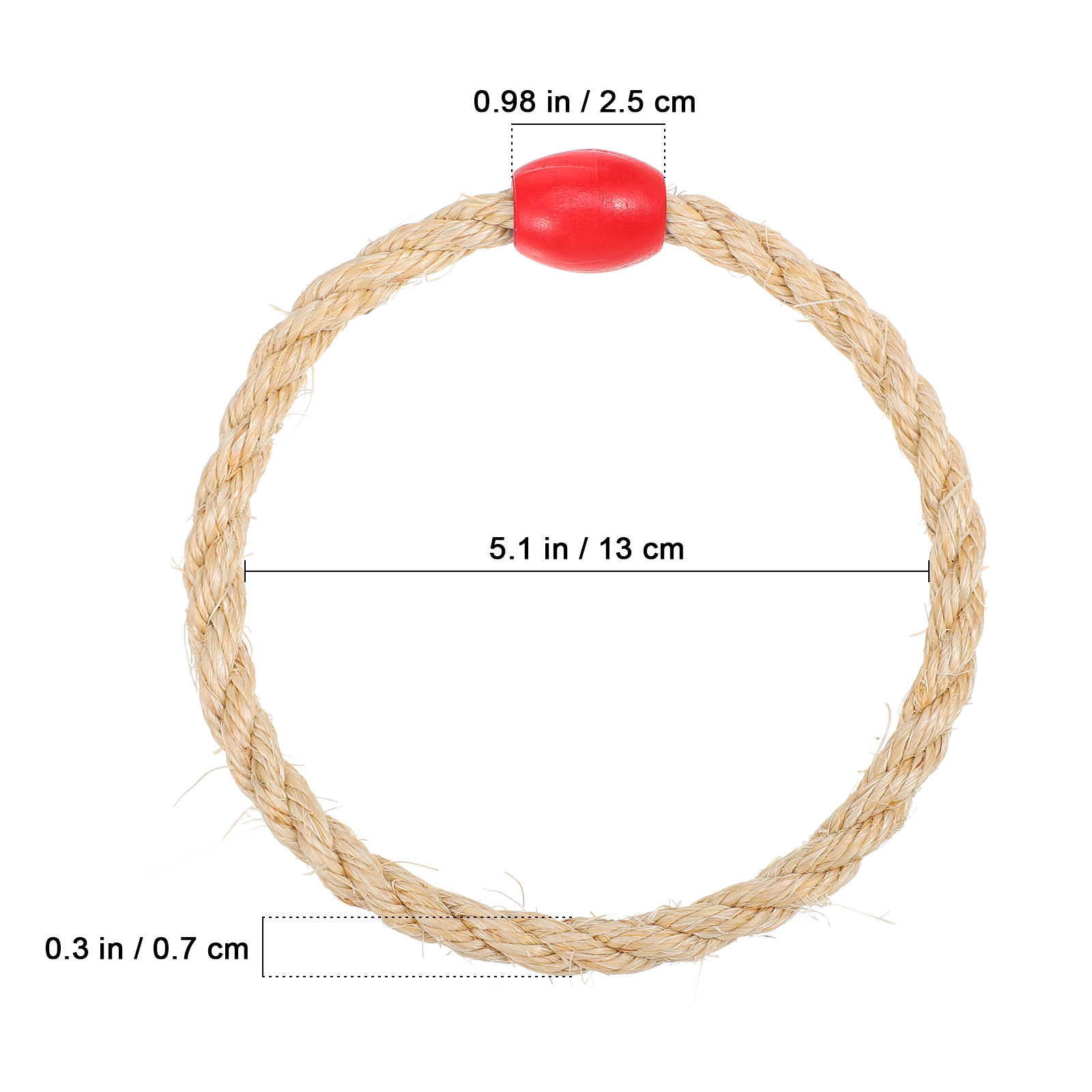 10Pcs Wooden Style Twine Ring  - огляд і ціна Kids Educational Game