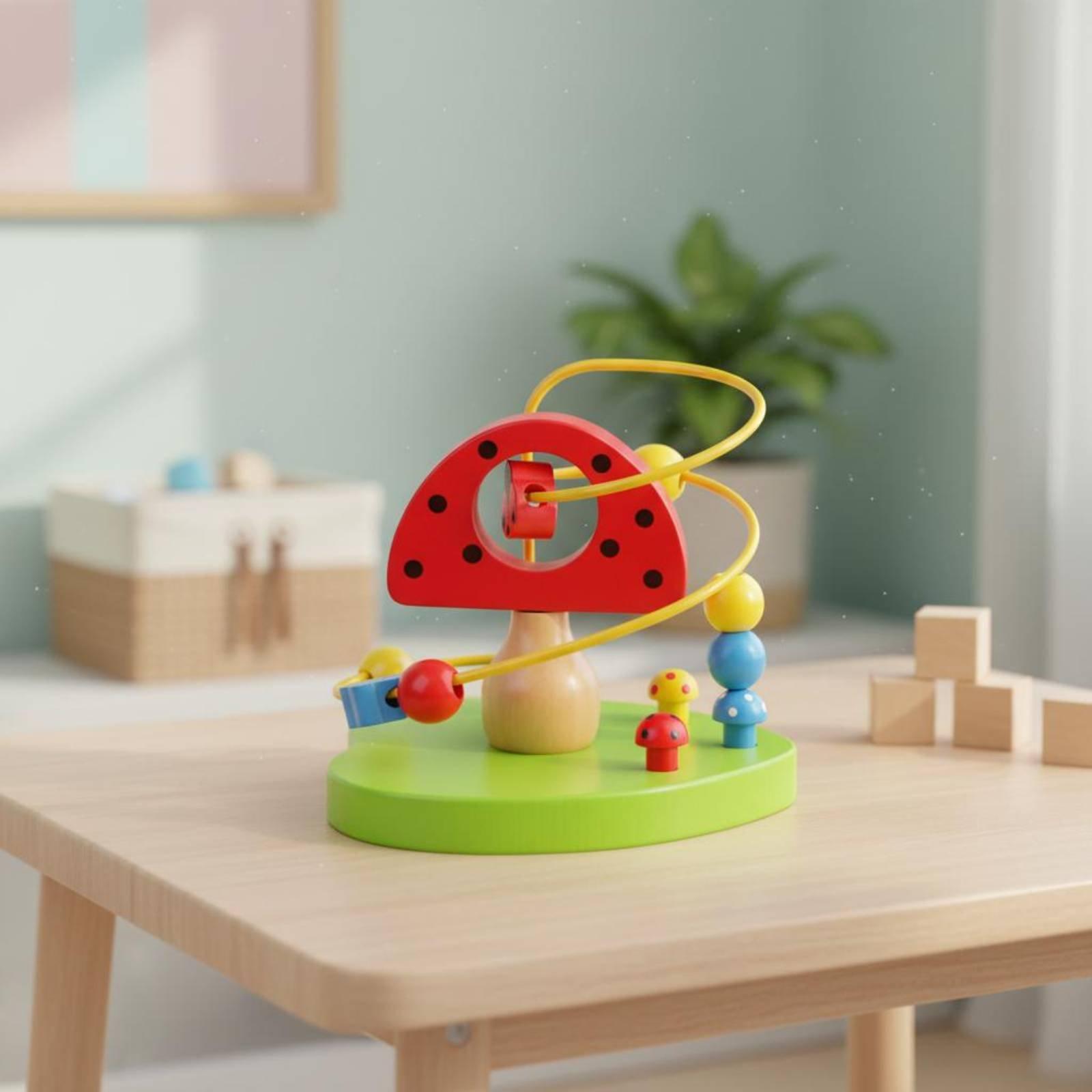 Educational Wooden Bead Maze T - огляд і ціна Kids Education Center