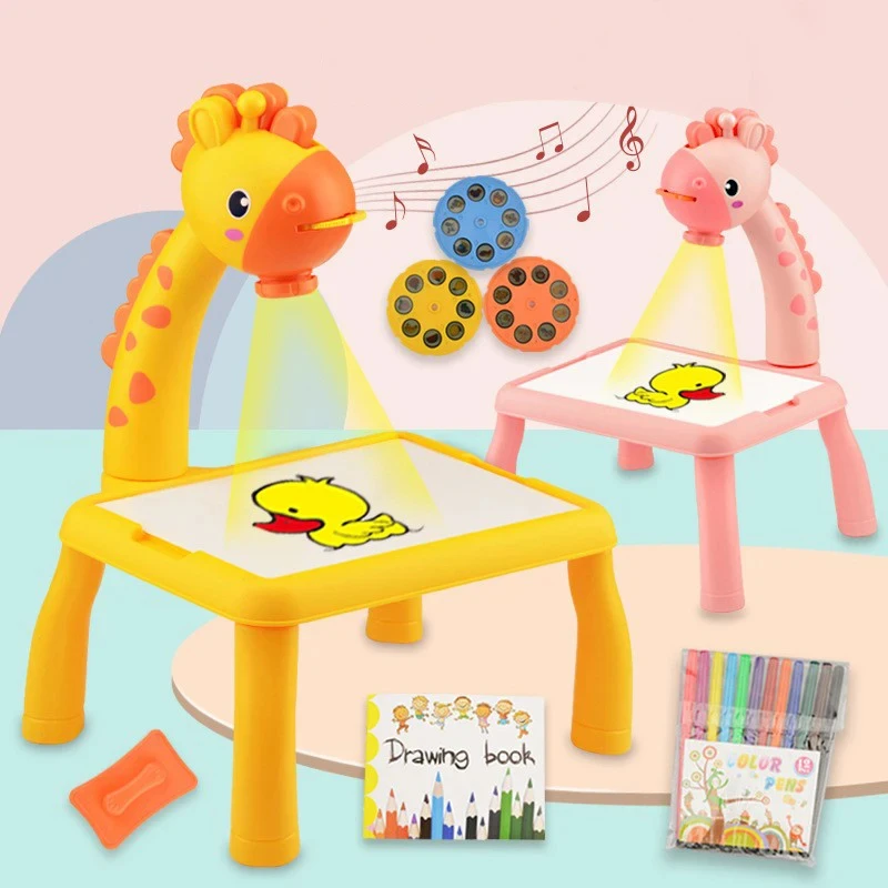 Children LED  Projector Art  D - огляд і ціна Kids Education Table