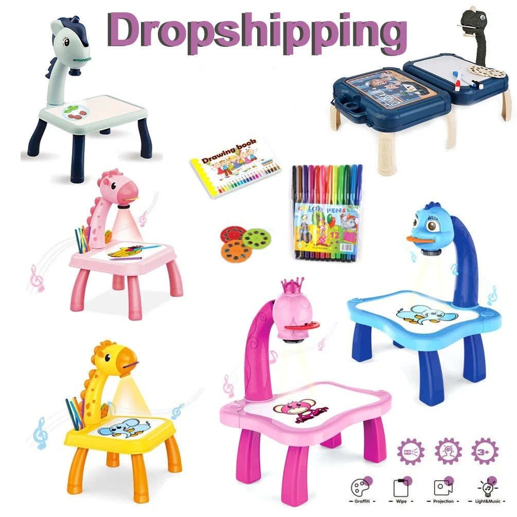Children LED  Projector Art  D - огляд і ціна Kids Education Table