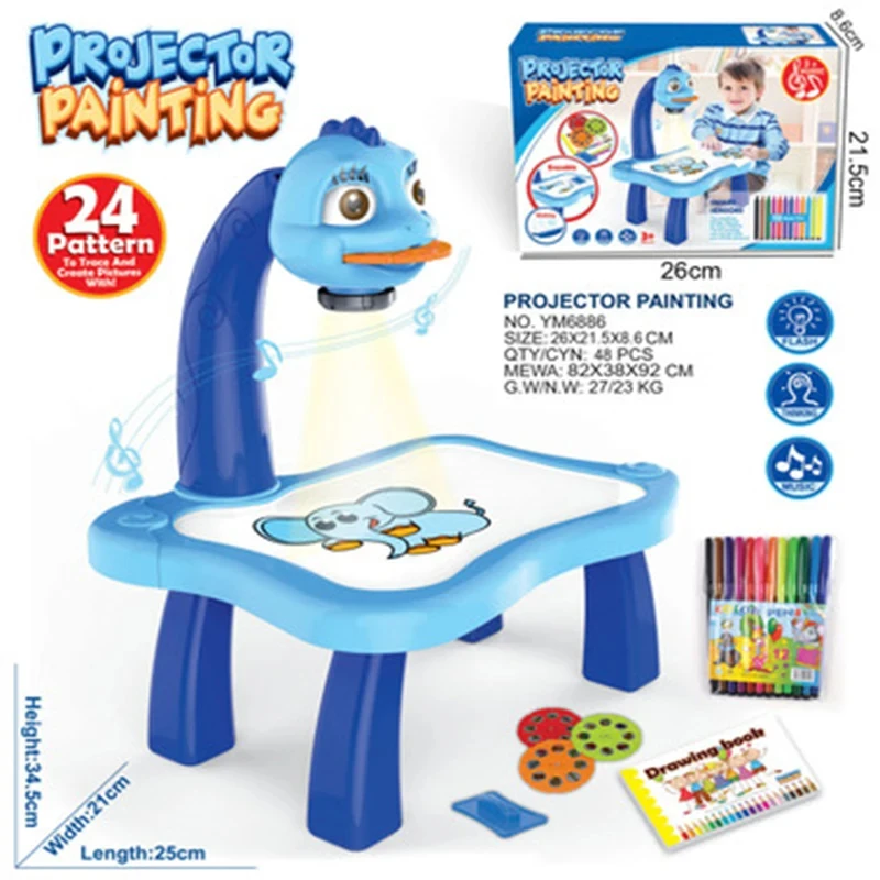 Children LED  Projector Art  D - огляд і ціна Kids Education Table
