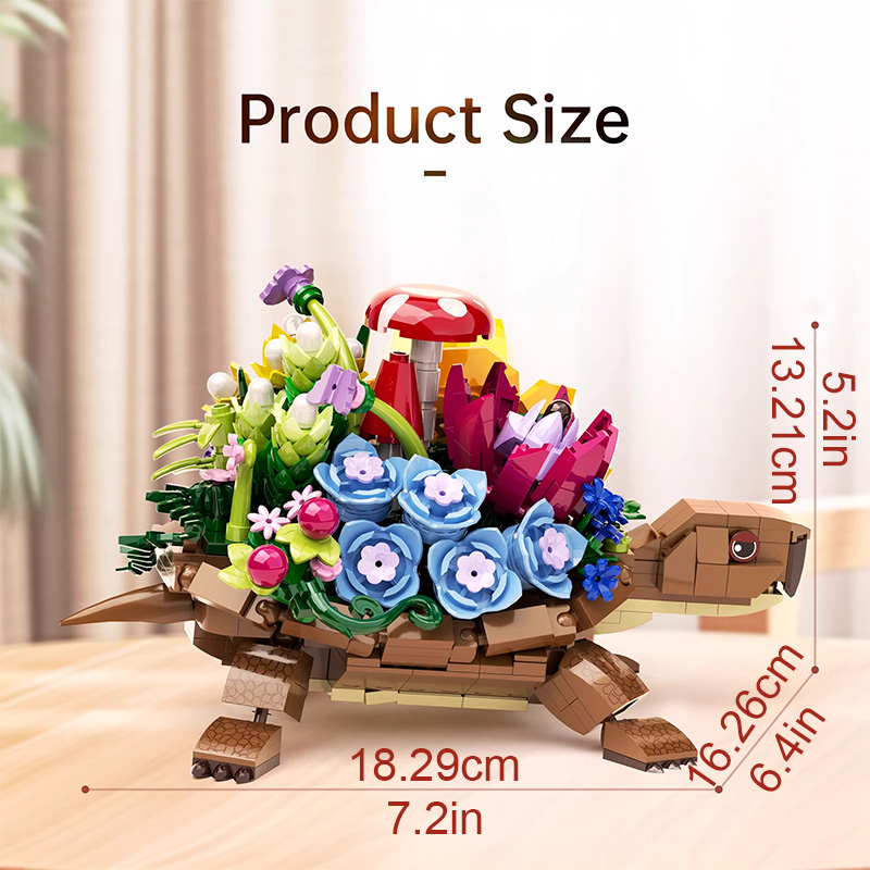 509pcs Creative Turtle Planter - огляд і ціна Kids Education Allowance