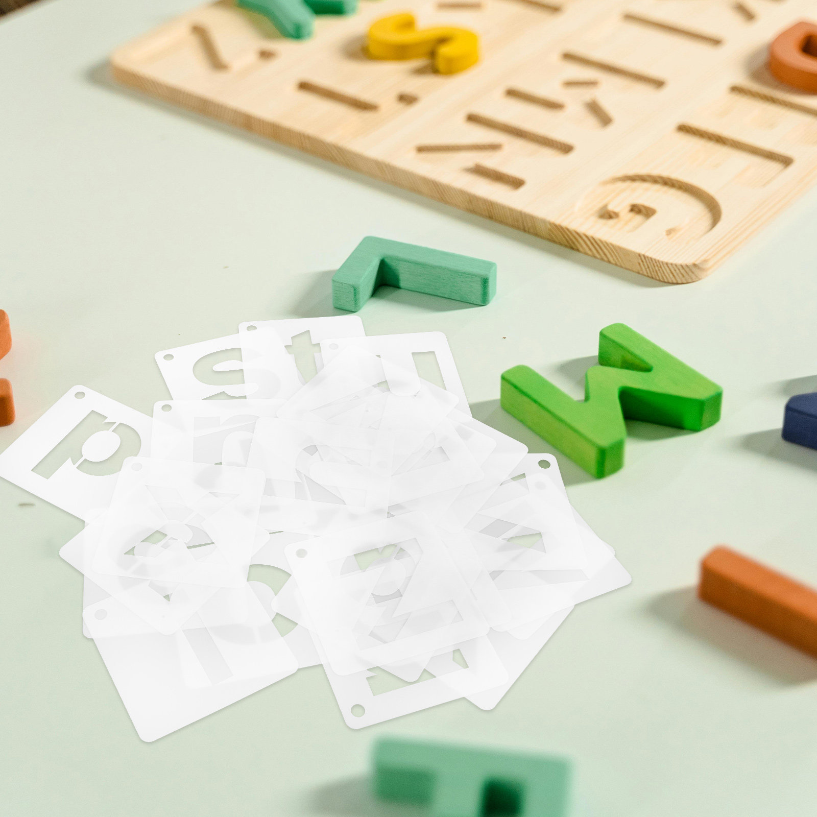 1Set Reusable Plastic Letter S - огляд і ціна Kids Education Drawing