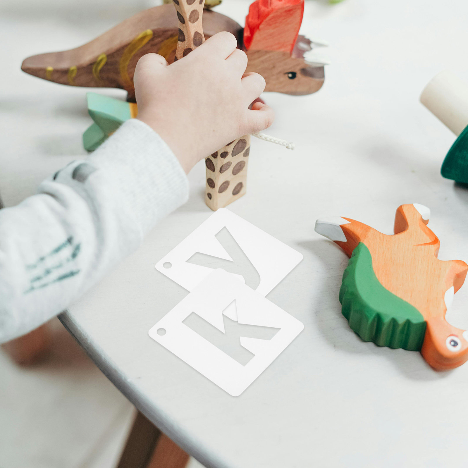 1Set Reusable Plastic Letter S - огляд і ціна Kids Education Drawing