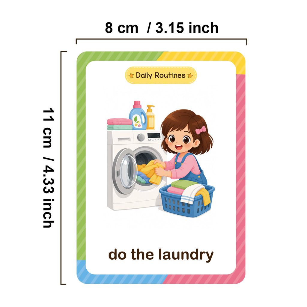 38 Words Daily Routines Learni - огляд і ціна Kids Education Words