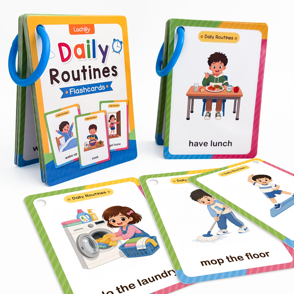 38 Words Daily Routines Learni - огляд і ціна Kids Education Words