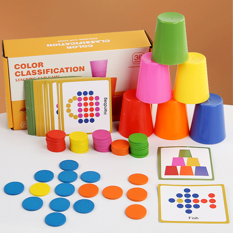 Children's Stacked Cup Game Fu - огляд і ціна Kids Education Table