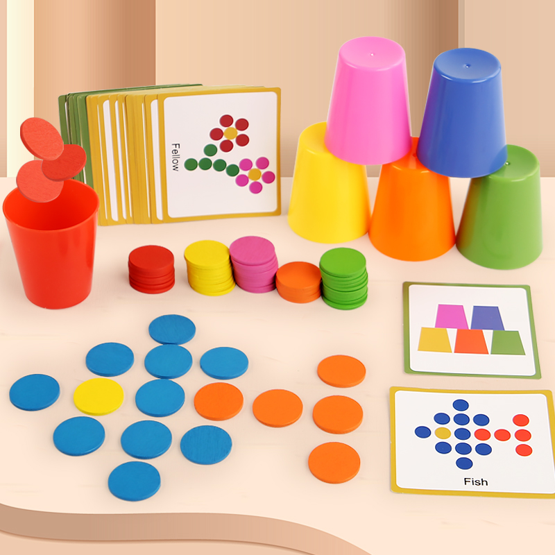 Children's Stacked Cup Game Fu - огляд і ціна Kids Education Table