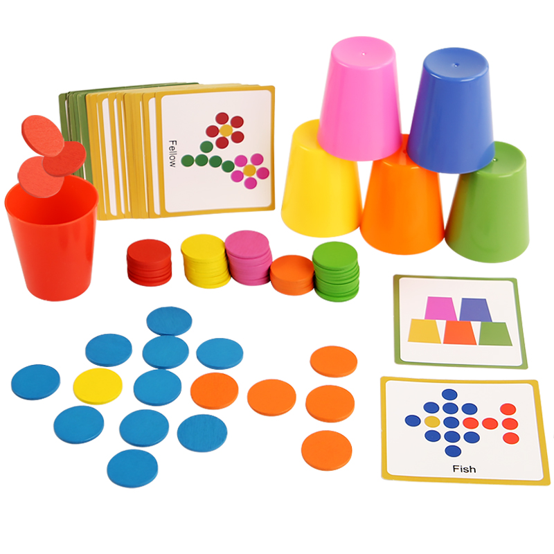 Children's Stacked Cup Game Fu - огляд і ціна Kids Education Table