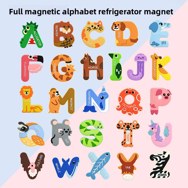 Cute Animal Alphabet Fridge Ma - огляд і ціна Abc Kids Early Education