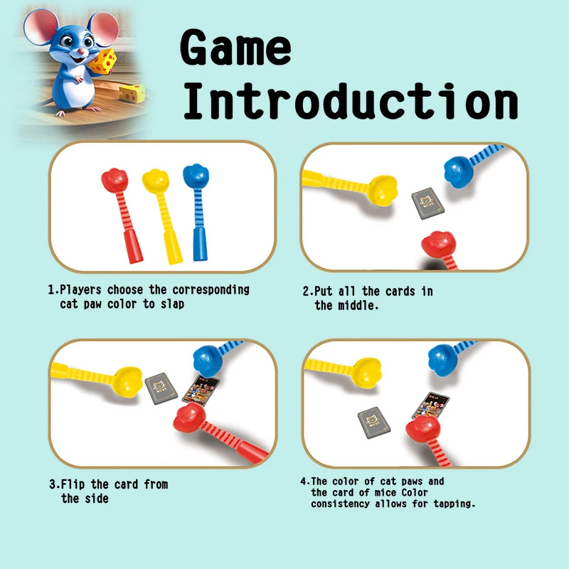 Cats Catch Mice Board Games Ki - огляд і ціна Kids Education Table