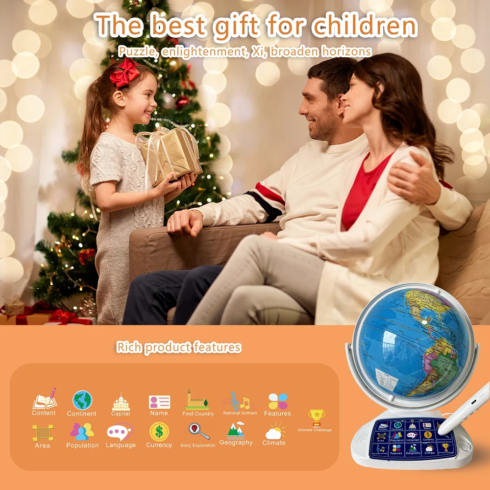 AR Interactive Smart Globe Kid - огляд і ціна Globe Interactive Light