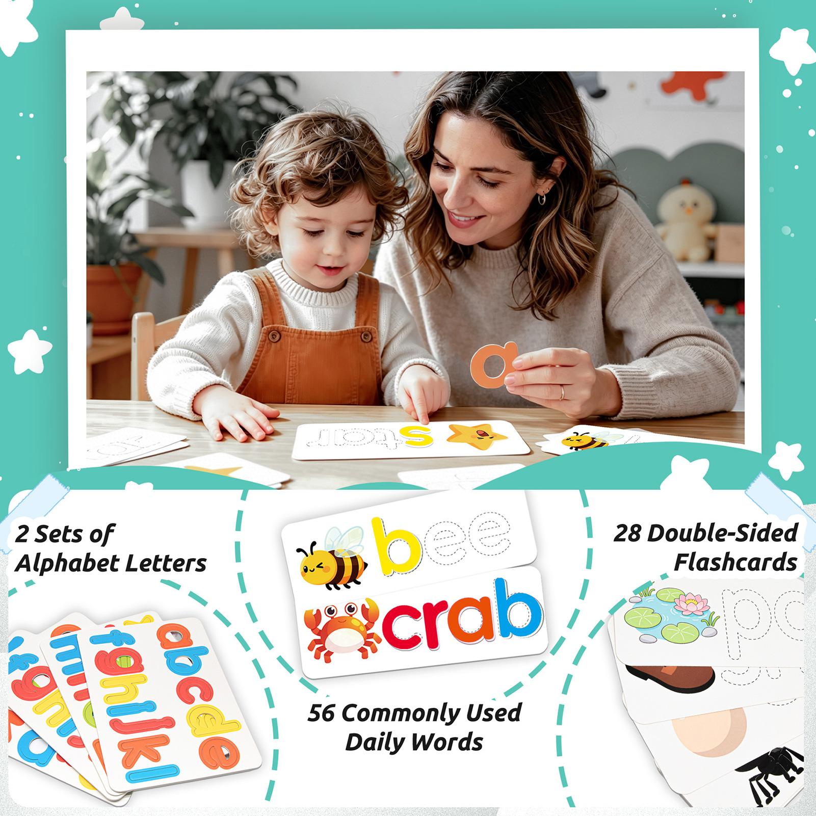 Letter Matching Game Alphabet  - огляд і ціна Kids Education Words