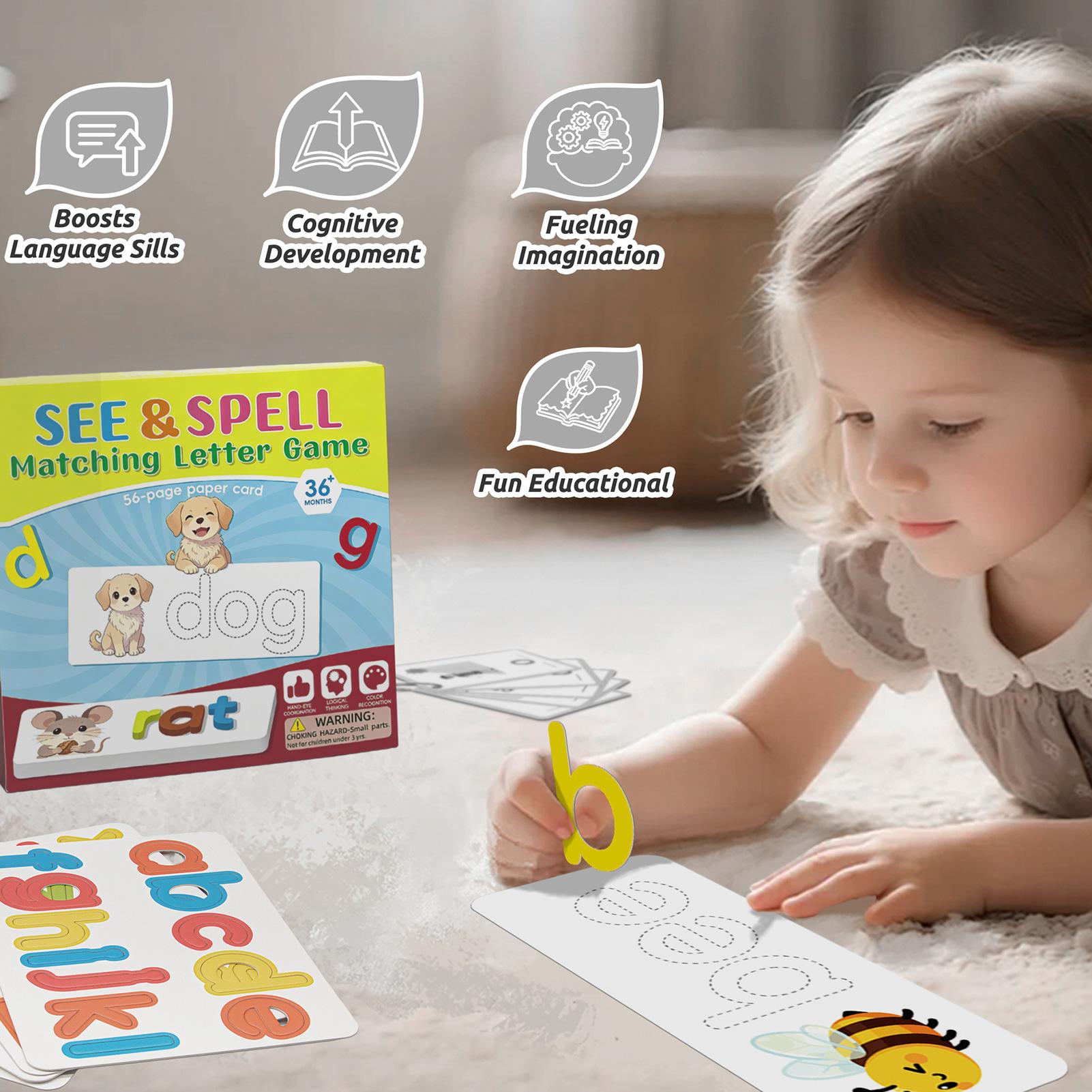 Letter Matching Game Alphabet  - огляд і ціна Kids Education Words