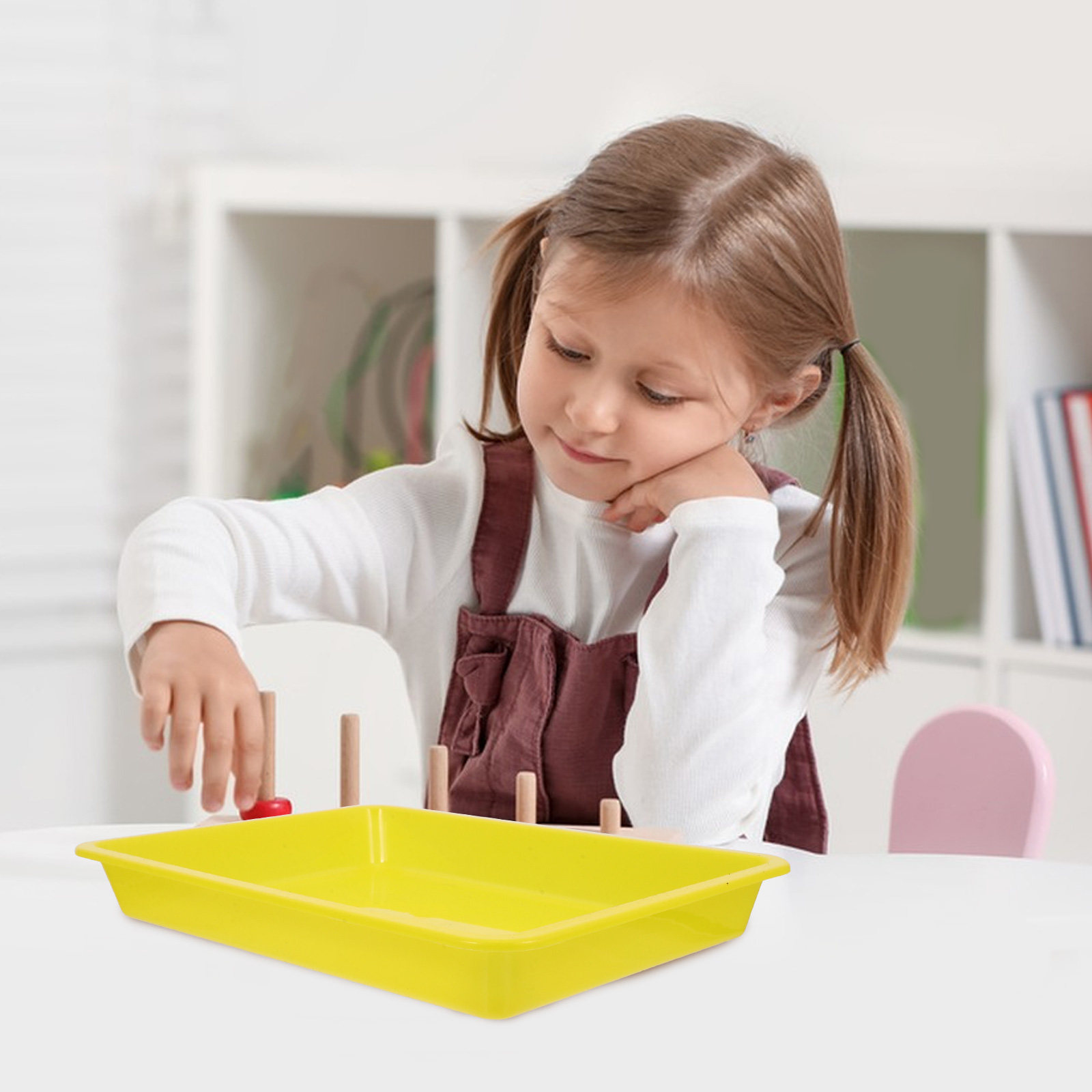 4Pcs Plastic Colorful Storage  - огляд і ціна Kids Education Center